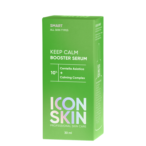 KEEP CALM Успокаивающая сыворотка-концентрат с экстрактом центеллы азиатской, 30 мл, Icon Skin
