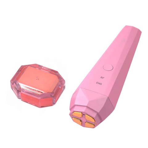 Косметологический аппарат для подтяжки лица FITTOP L-Thermage, RF/EMS лифтинг, розовый, FITTOP