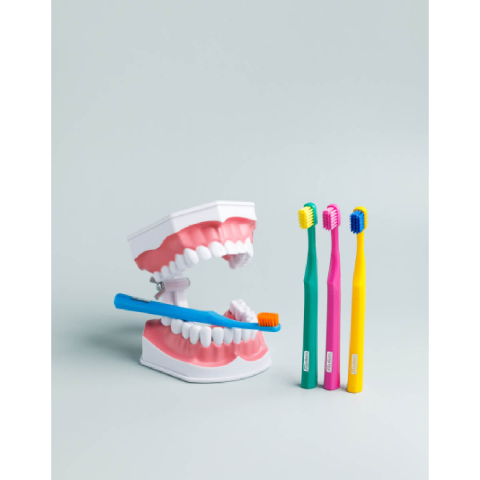 Детская зубная щётка, проф линейка 5100 щетинок, розовая, от 5 лет, Longa Vita