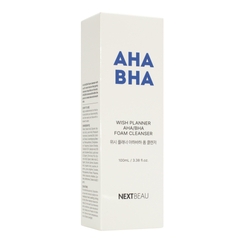 Очищающая пенка для умывания с AHA/BHA кислотами для проблемной кожи, 100 мл, NEXTBEAU