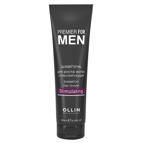 Premier for Men Шампунь мужской для роста волос стимулирующий, 250 мл, OLLIN