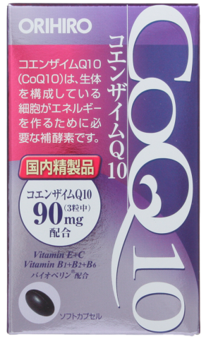 Коэнзим Q10 с витаминами, 90 капсул, ORIHIRO