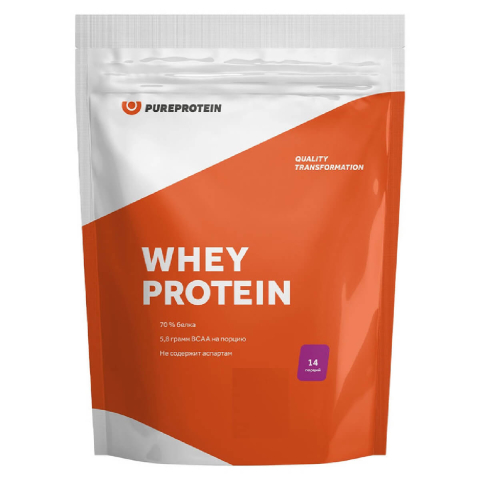 Сывороточный протеин, вкус «Натуральный», 420 г, PureProtein