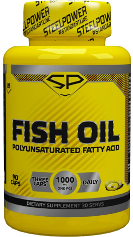 Рыбий жир FISH OIL, 90 капсул, STEELPOWER