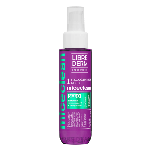 Гидрофильное очищающее масло SEBO для жирной и комбинированной кожи Miceclean, 100 мл, Librederm