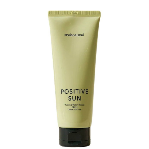 Positive Sun Tanning Watery Cream, Солнцезащитный лосьон для тела на химических фильтрах SPF22, 150 ml, SHAISHAISHAI