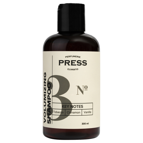 Шампунь для жирных волос №3 бессульфатный парфюмированный, 300 мл, Press Gurwitz