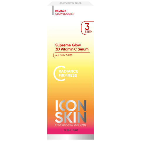 SUPREME GLOW Сыворотка с 3D витамином С, 30 мл, Icon Skin