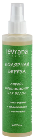 Несмываемый спрей-кондиционер для волос «Полярная Берёза», 200 мл, Levrana