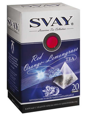 Чай Red Orange-Lemongrass,  20*2,5 г, Svay