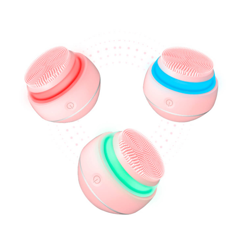 Массажер для ультразвуковой чистки лица FITTOP L-Sonic, розовый, FITTOP