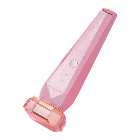 Косметологический аппарат для подтяжки лица FITTOP L-Thermage, RF/EMS лифтинг, розовый, FITTOP
