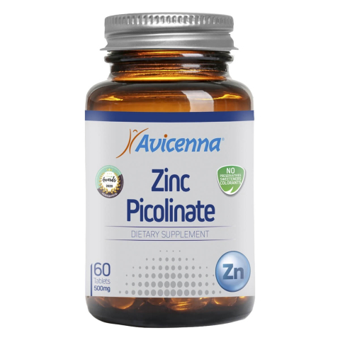 Пиколинат Цинка 25 мг, 60 таблеток, Avicenna