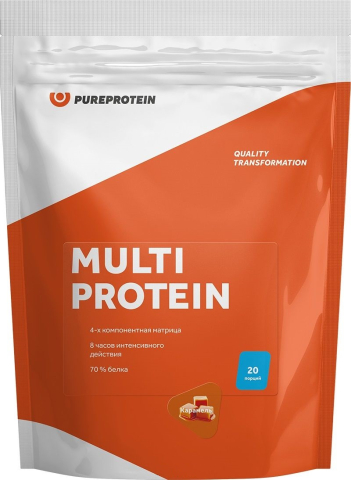 Мультикомпонентный протеин, вкус «Сливочная карамель», 600 гр, PureProtein