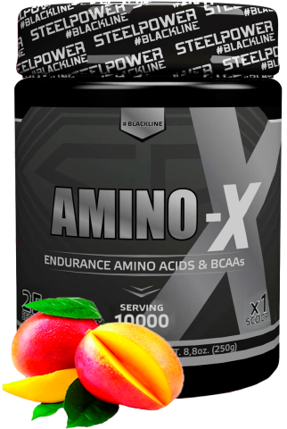 Аминокислотный комплекс AMINO-X, вкус "Манго", 250 г, STEELPOWER