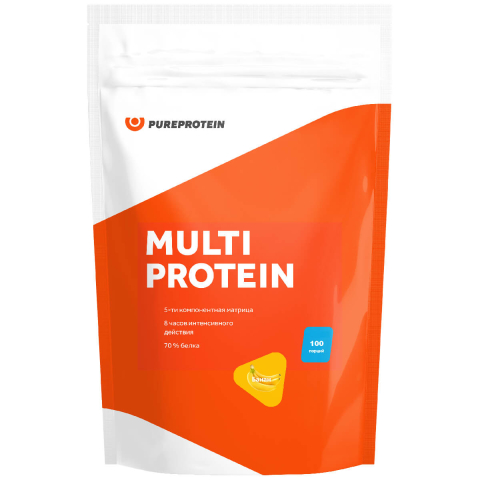 Мультикомпонентный протеин, вкус «Банан», 3000г, PureProtein
