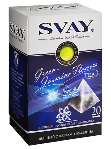 Чай Jasmine Flowers, 20 * 2,0 г, Svay