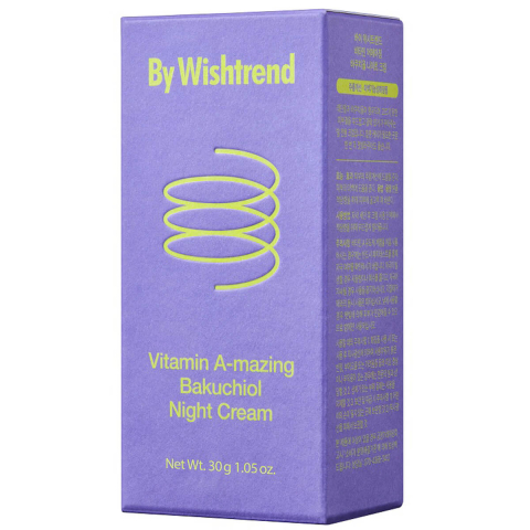 Vitamin A-mazing Bakuchiol Night Cream Ночной крем с ретиналем и бакучиолом 30 g, BY WISHTREND