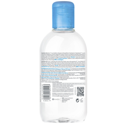 Hydrabio Мицеллярная вода для обезвоженной кожи, 250 мл, Bioderma