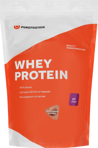 Сывороточный протеин, вкус «Шоколадный пломбир», 810 г, PureProtein