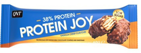 Протеиновый батончик Protein Joy, вкус «Ванильный крисп», 12 шт по 60 гр, QNT