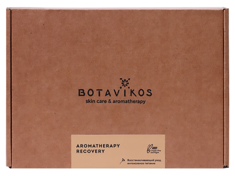 Набор подарочный Aromatherapy Recovery в крафтовой коробке, 3 предмета, Botavikos