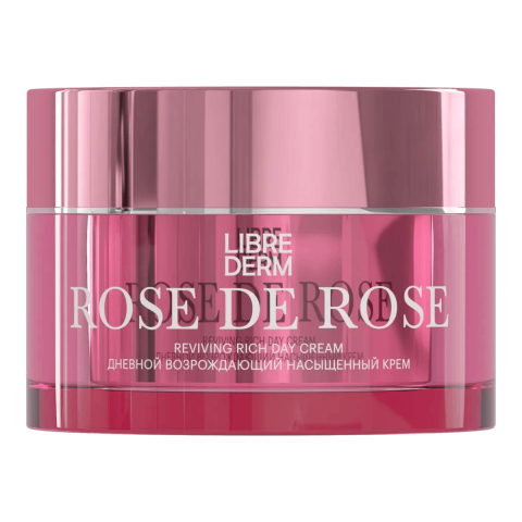 Возрождающий дневной насыщенный крем Rose de Rose, 50 мл, Librederm