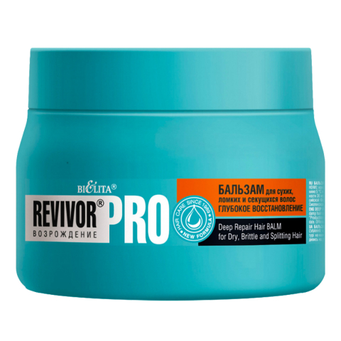 Бальзам Глубокое восстановление, для сухих, ломких и секущихся волос, Revivor Pro, 300 мл, Белита