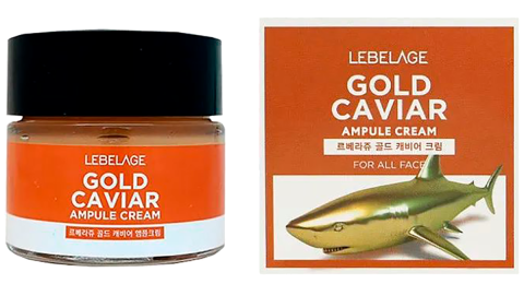Крем для глаз с экстрактом икры Gold Caviar Ampoule Cream, 70 мл, Lebelage
