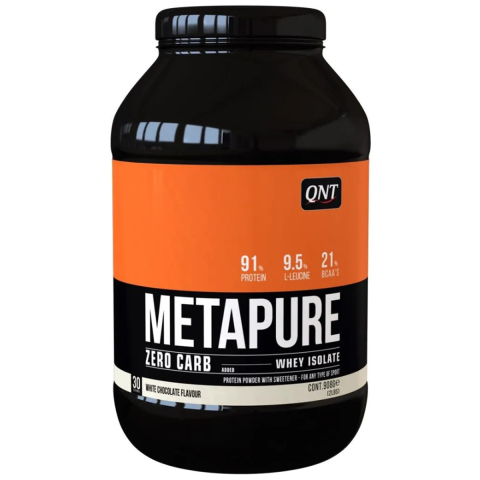 Сывороточный протеин Metapure Zero Carb, вкус «Белый шоколад», 908 гр, QNT