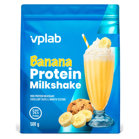 Протеиновый молочный коктейль со вкусом банана, 500 г, VPLab