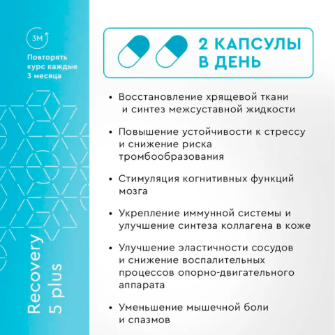 Комплекс пептидов Sport 5 Plus, 200 мг, 60 капсул, Vitual Laboratories